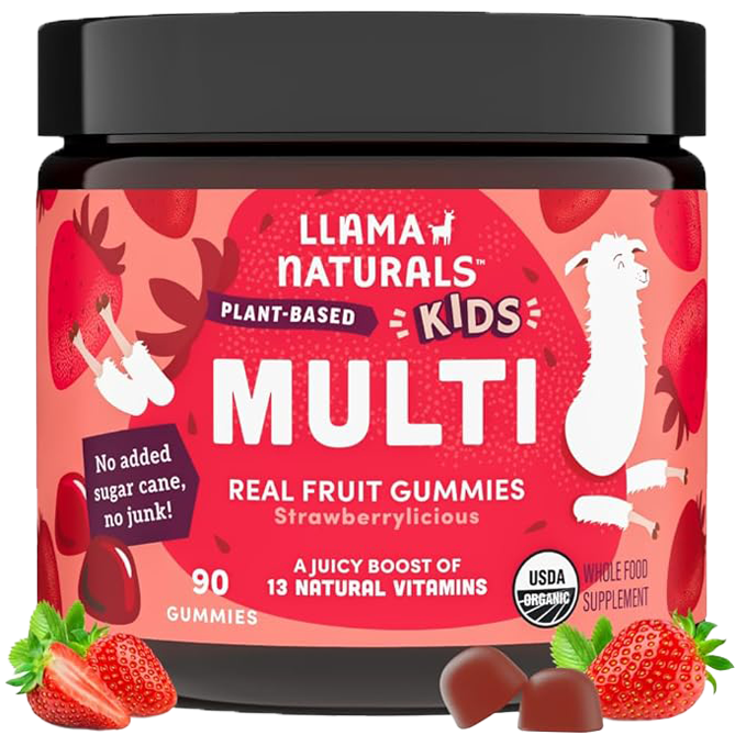 Llama Naturals Kids Multivitamin Sustainable Agriculture