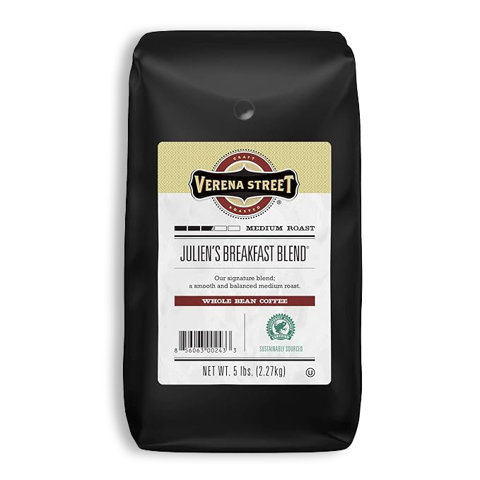 VerenavStreet Coffee, Julien's Breakfast Blend Verena Coffee Bean