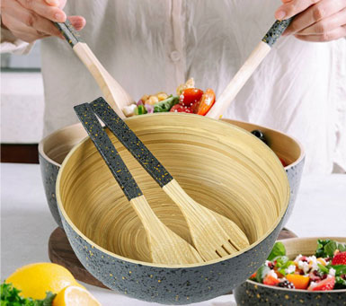 Sustainable Bamboo Bowl – Eco-Friendly & Stylish Kitchenware